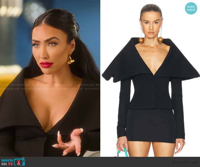 Jacquemus La Veste Giacca worn by Bre Tiesi on Selling Sunset