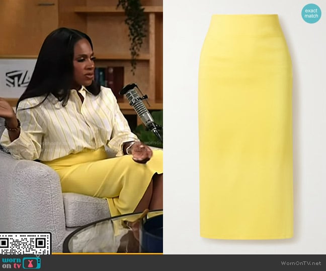 Jacquemus Sablier Pencil Skirt worn by Sheryl Lee Ralph on Today
