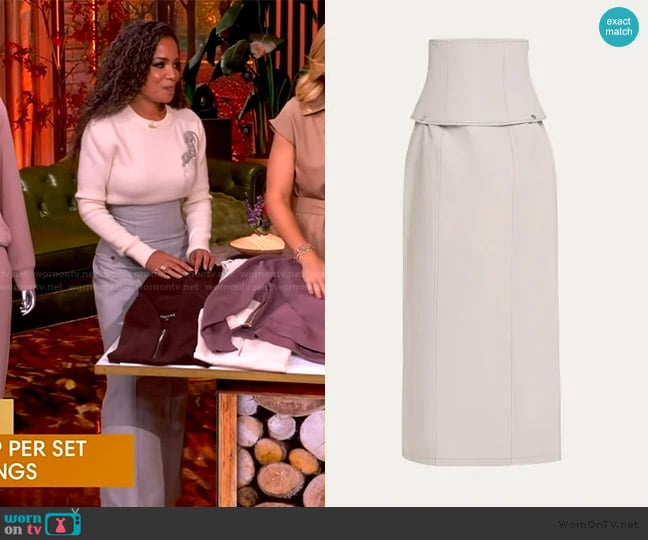 Jane Wade Two-Piece Skirt worn by Sunny Hostin on The View