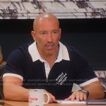 Jason’s navy contrast trim polo on Selling Sunset