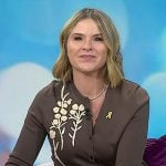 Jenna’s brown floral cardigan on Today