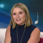 Jenna’s navy ribbed dress on Today