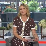 Jenna’s brown polka dot top and skirt on Today