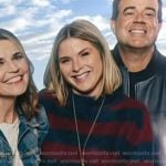 Jenna’s red striped sweater on Today