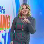 Jenna’s grey ruched dress on Today
