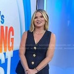 Jenna’s navy pinstripe vest and pants on Today