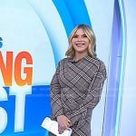 Jenna’s plaid mini dress and chain boots on Today