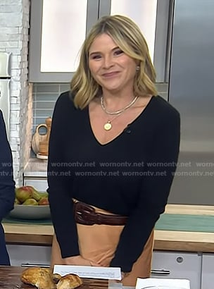 Jenna's brown leather belt on Today