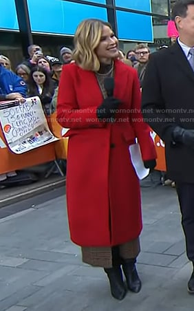 Jenna's red coat on Today