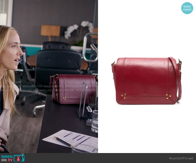 Jérôme Dreyfuss Igor Crossbody Bag worn by Teddy Altman (Kim Raver) on Greys Anatomy