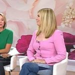 Jill’s pink square neck blazer and jeans on Today