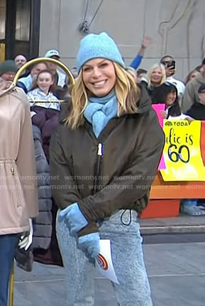 Jill’s brown crop jacket on Today