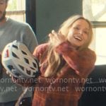 Joanne’s red plaid jacket on Nobody Wants This