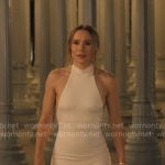 Joanne’s white halter neck dress on Nobody Wants This