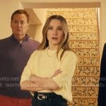 Joanne’s butter yellow sweater on Nobody Wants This