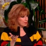 Joy’s striped jacket on The View