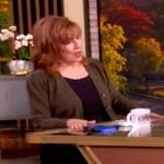 Joy’s green cardigan on The View