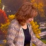 Joy’s chevron metallic cardigan on The View