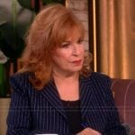Joy’s blue pinstripe blazer on The View