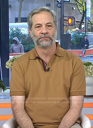 Judd Apatow’s beige polo on Today