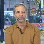 Judd Apatow’s beige polo on Today