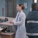 Jules’ black sneakers on Greys Anatomy