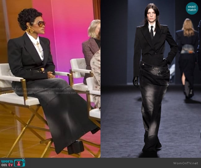 Juun.J Fall Winter 2025 Collection worn by Teyana Taylor on Good Morning America