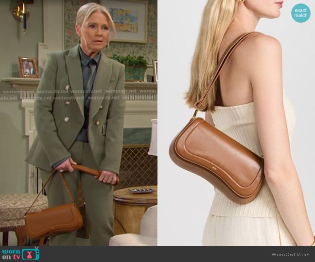 JW Pei Joy Shoulder Bag in Brown worn by Jennifer Horton (Melissa Reeves) on Days of our Lives