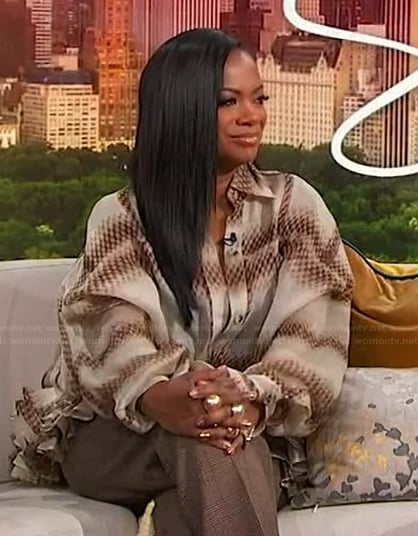 Kandi's plaid top on Sherri