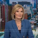Kate’s blue double breasted blazer on NBC News Daily