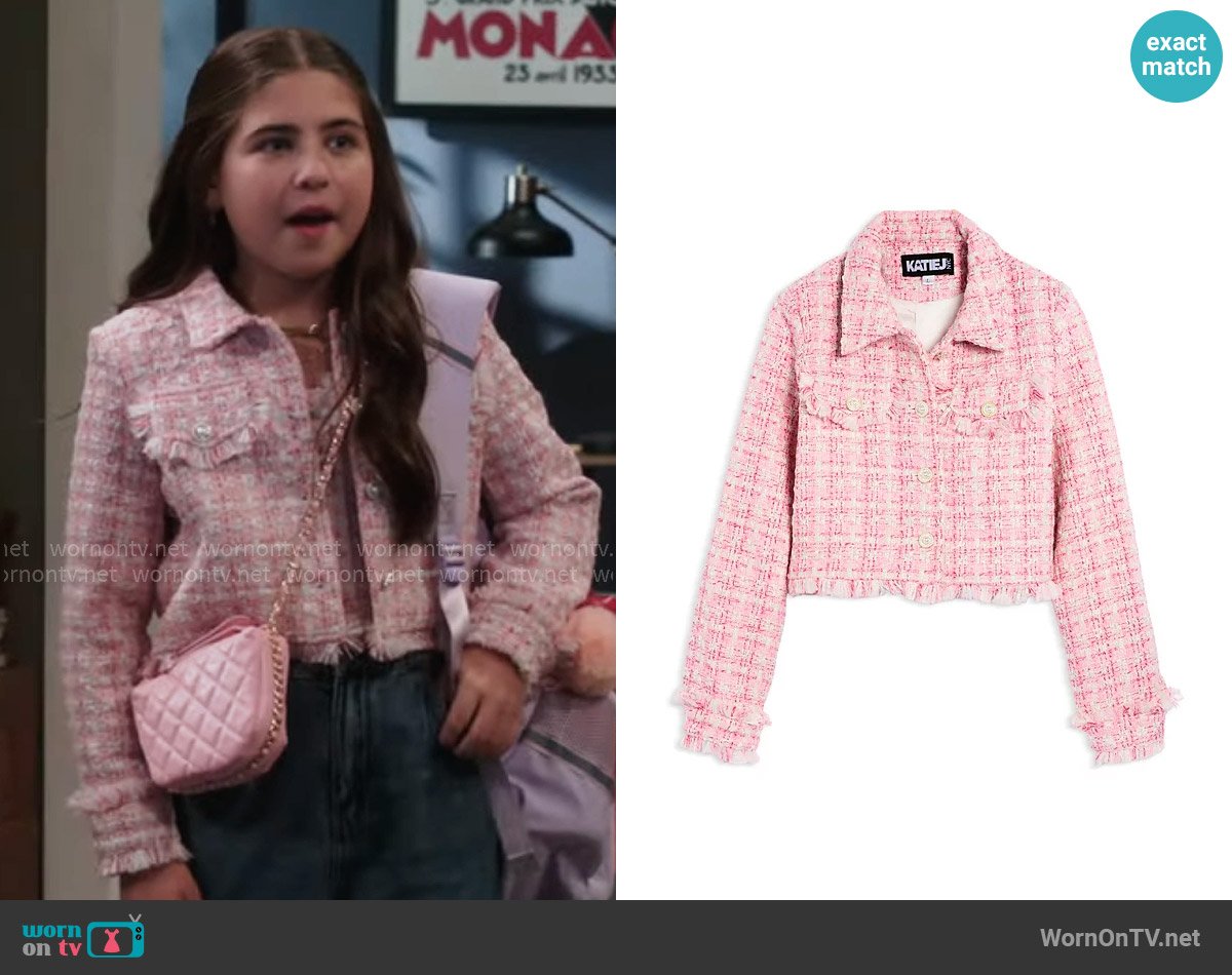KatieJNYC Tween Charlize Jacket worn by Georgia (Barrett Margolis) on Shifting Gears