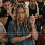 Karen's denim dress on 9-1-1