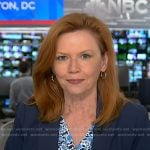 Kelly O’Donnell’s floral top on NBC News Daily