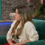 Kelly’s Elvis graphic long sleeve tee on The Kelly Clarkson Show
