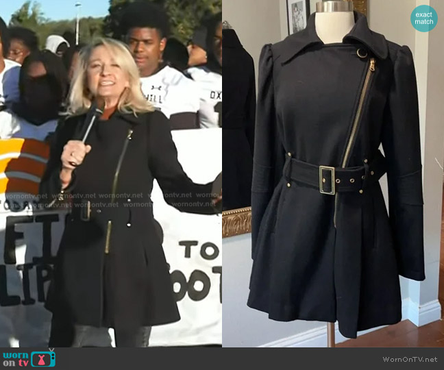 Kenneth Cole Wool Blend Coat worn by Lauryn Ricketts on Today
