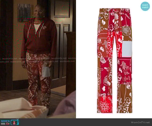 KidSuper Super Patchwork Trouser worn by Henrietta Wilson (Aisha Hinds) on 9-1-1