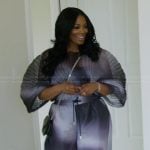 Michelle’s pleated top and pants on The Real Housewives of Potomac