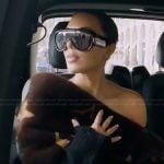 Kim’s black sunglasses on The Kardashians