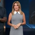 Kit’s gray sleeveless mini dress on Access Hollywood