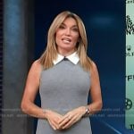Kit’s gray sleeveless mini dress on Access Hollywood