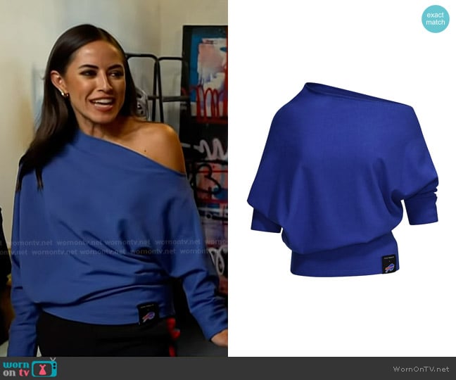 Kiya Tomlin Buffalo Bills Twisted Sweatshirt worn by Kaylee Hartung on Today