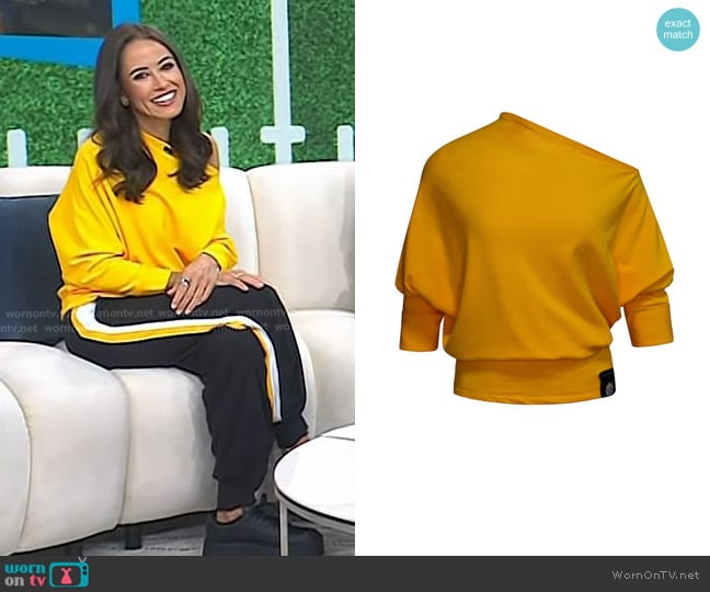 Kiya Tomlin Pittsburgh Steelers Twisted Sweatshirt worn by Kaylee Hartung on Today