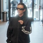 Kourtney’s black hoodie on The Kardashians