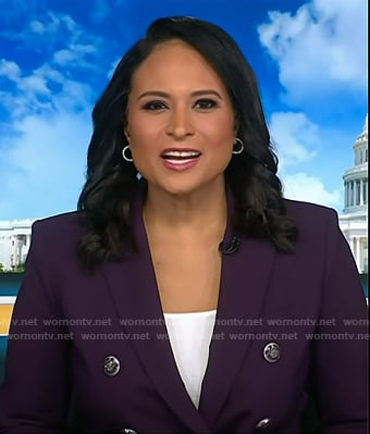 Kristen’s purple blazer on Today