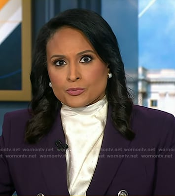 Kristen's purple blazer on Today