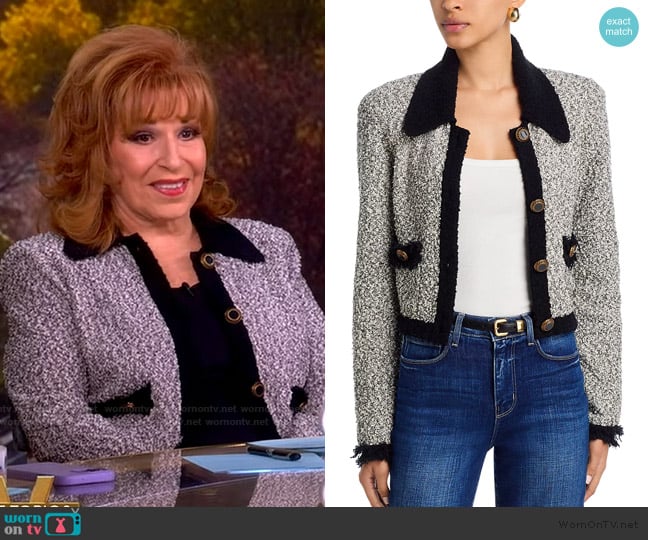 L'Agence Arielle Collared Jacket worn by Joy Behar on The View