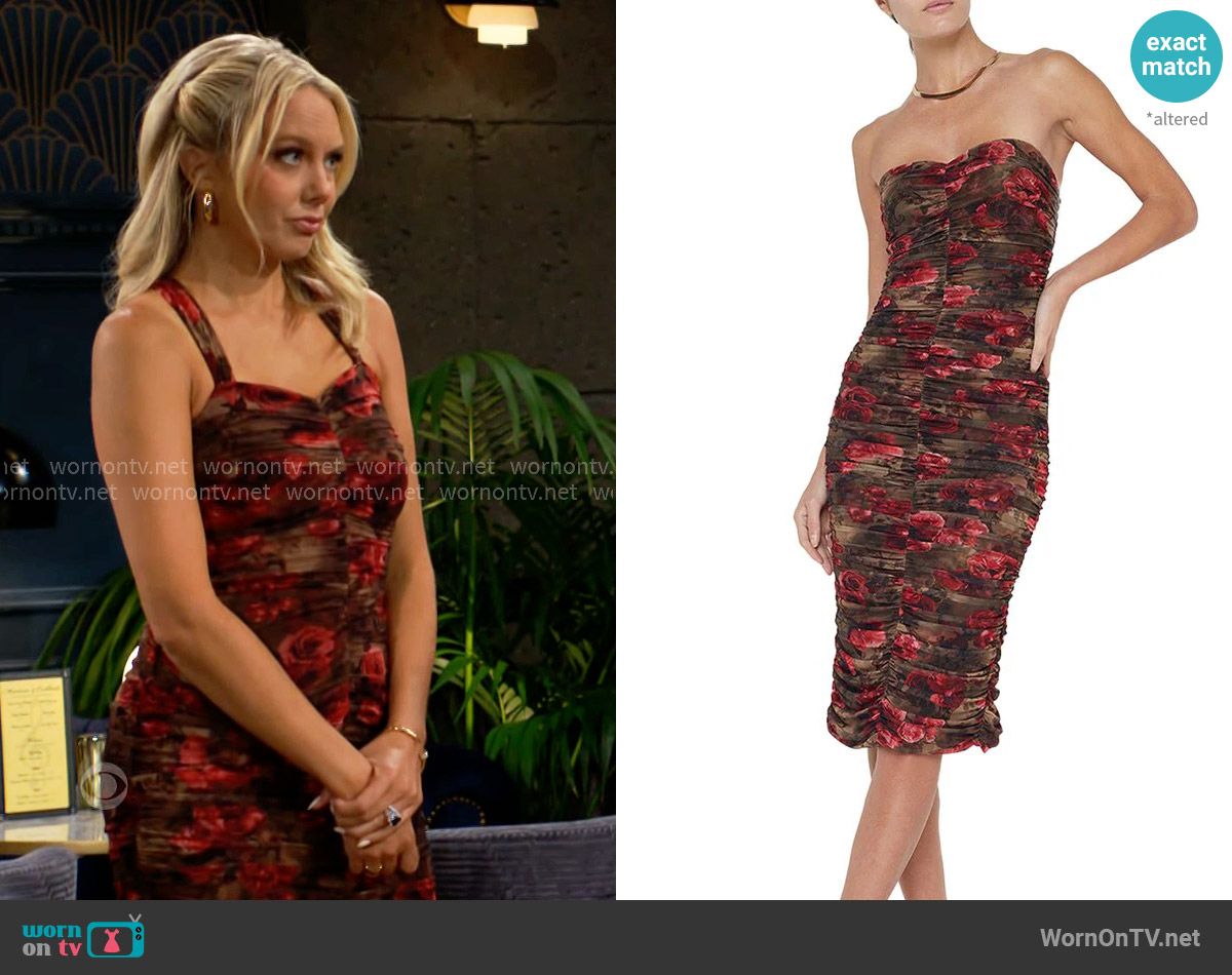 L'Agence Caprice Dress worn by Abby Newman (Melissa Ordway) on The Young and the Restless