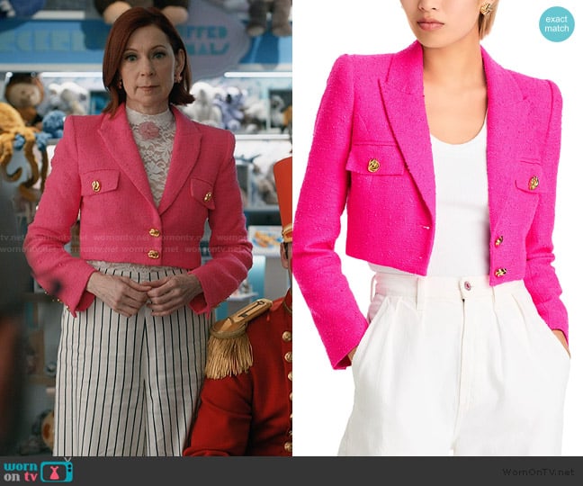 L'Agence Maura Cropped Jacket worn by Elsbeth Tascioni (Carrie Preston) on Elsbeth
