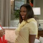 Laura’s white fringed skirt and boots on Beyond the Gates