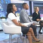 Laura’s plaid heel pumps on Today